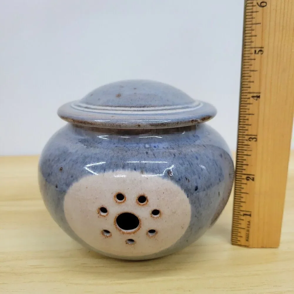 Barbara Sanders Pottery Garlic Keeper • Handmade in High Point, NC